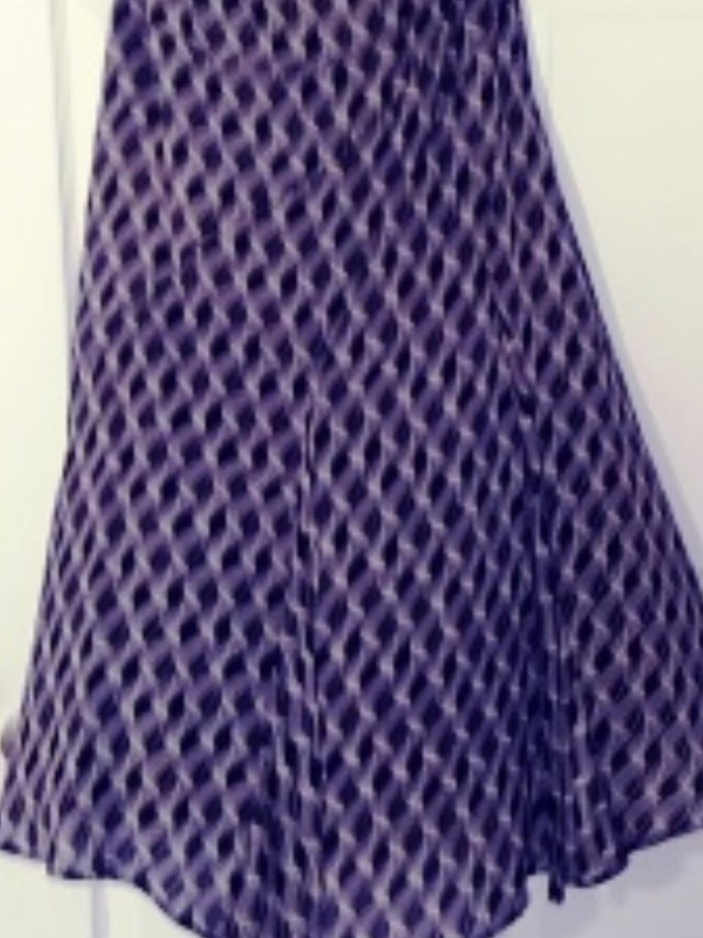 Jones New York Geometric 100% Silk Maxi Skirt